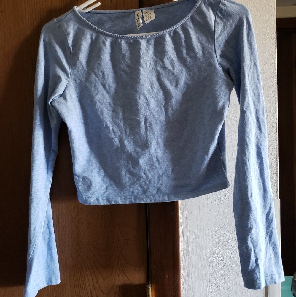 Divided crop top